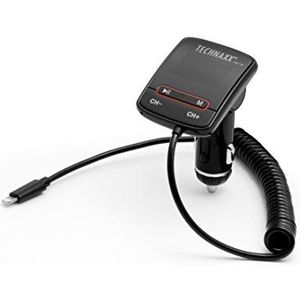 Technaxx FMT700 FM-zender met laad-/muziekafspeelfunctie - ondersteunt 4 gebruikerde, gelinieerde FM-frequentievoorinstellingen, weergave van song-informatie (RDS)