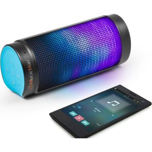 Technaxx Musicman Bluetooth Led (5 h, Oplaadbare batterij), Bluetooth luidspreker, Zwart