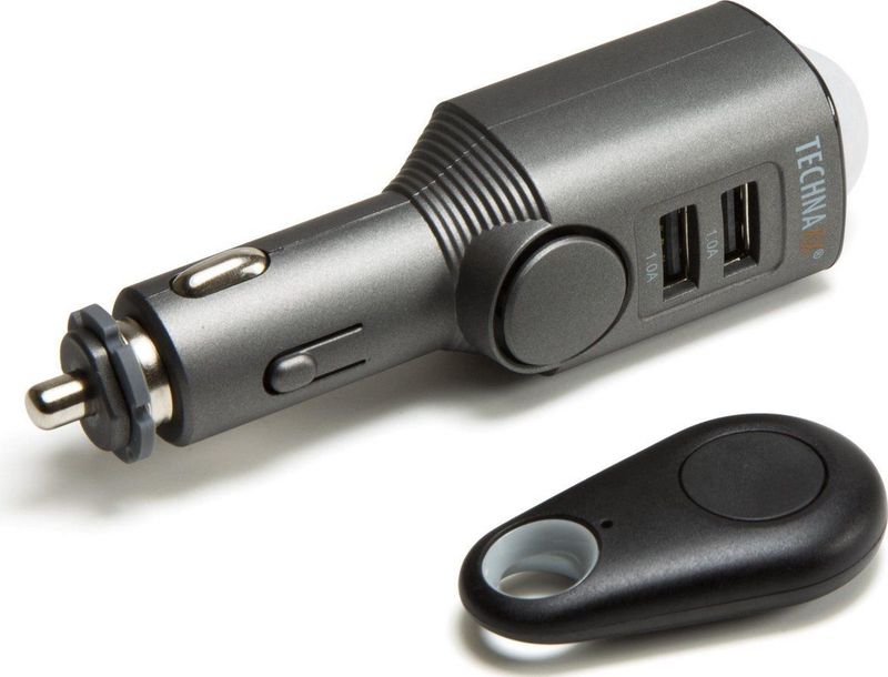 Technaxx - TX-100 - Oplader voor Mobiele Apparatuur - Zwart - Universieel Mobiel en Auto-Alaramsysteem