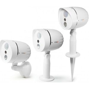 Technaxx HD- buitencamera met LED-licht- en bewegingsdetectie wit