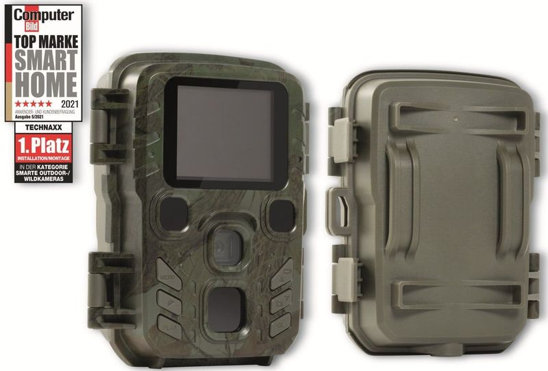 Technaxx TX-117 - Draadloze Mini Wildcamera - Beveiligingscamera - FullHD 1080p - Nachtzicht