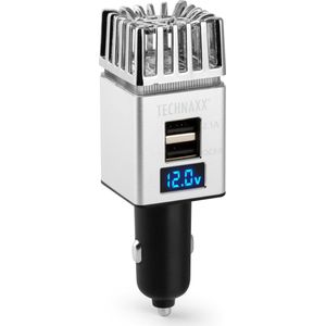 Technaxx TX-130 Auto luchtreiniger en oplader voor 12V / 24V sigarettenaansteker 2x USB