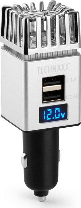 Technaxx TX-130 Auto luchtreiniger en oplader voor 12V / 24V sigarettenaansteker 2x USB