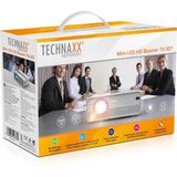 Technaxx - TX-127 - Mini-LED HD Beamer - Wit - Handmatige Focus - Geïntegreerde Speaker