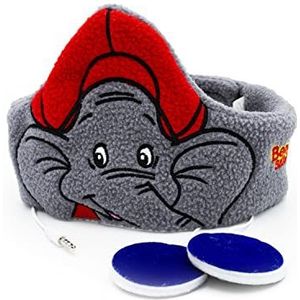 Benjamin - Bloemetjes Hoofdband Hoofdtelefoon - Grijs - Zachte Fleece