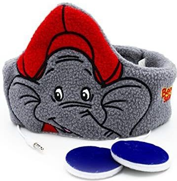 Benjamin - Bloemetjes Hoofdband Hoofdtelefoon - Grijs - Zachte Fleece