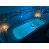 Technaxx BT-X60 Pool-Speaker met RGB-licht - Wit/Blauw