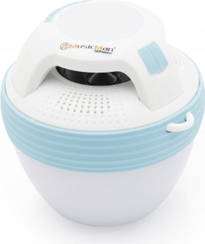 Technaxx BT-X60 Pool-Speaker met RGB-licht - Wit/Blauw