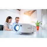 Technaxx - Full HD 1080p Projector - Multimedia Projector - Zwart - LED