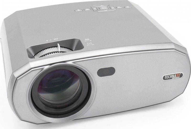 Technaxx - Full HD 1080p Projector - Multimedia Projector - Zwart - LED