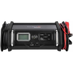 Technaxx TX-193(4999) 10A Acculader met compressor - Lc display - LED verlichting - USB - Zwart