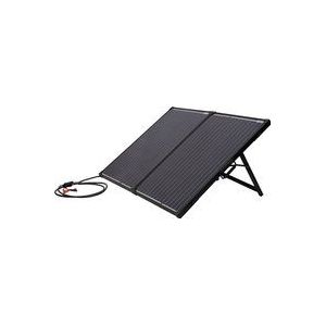 Technaxx TX-215 (5024) – Opvouwbare Zonnepaneelkoffer - 100W - 18V max Voltage - 10A - 2x USB - Makkelijk draagbaar - Zwart