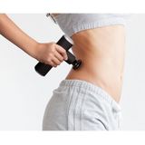 Technaxx Lifenaxx LX-025 Mini Massage Gun - Compact Sport en Relax Massage Pistool Draadloos met Opzetstukken Zwart