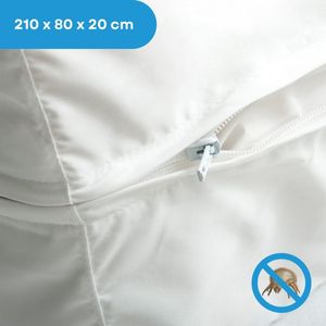 Cara C'air anti-allergie matrashoess-shuisstofmijt allergies-swit 210x80x20cm