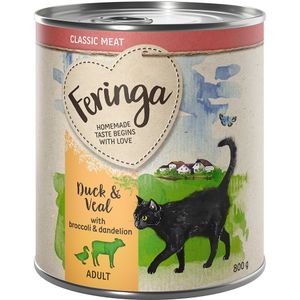 20 + 4 gratis! Feringa Classic Meat Menü 24 x 800 g - Ente & Kalb
