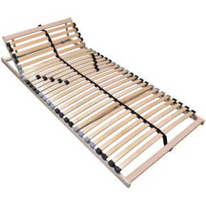 Lattenrost ergo k 80x220 Kopfteil verstellbar, 7-Zonen, 32 Leisten, Selbstbausatz - Coemo
