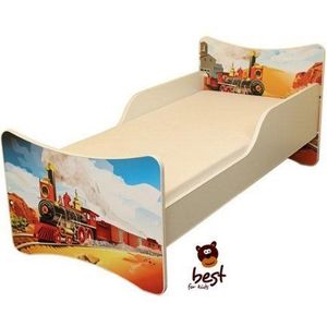Best For Kids baby bedCHLDREN'S bed jeugdbed 70x140 met matras 10 cm en lattenbed SPECIALE AANBIEDING !!! (trein)