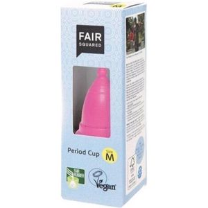 Fair Squared Menstruatiecup - Natuurrubber - Medium - M - Roze