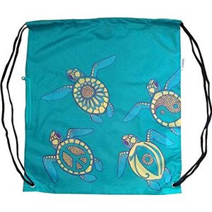 Chilino opvouwbare rugzak met schoudertas/milieuvriendelijk, schildpad, 43 x 39 cm