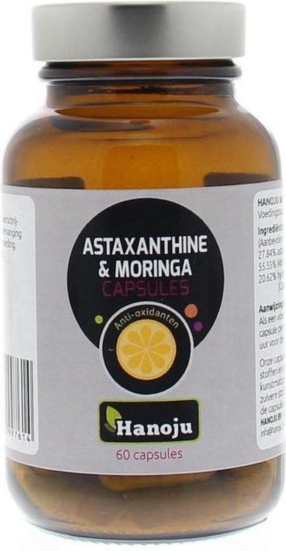Hanoju Astaxantine & moringa 60 capsules