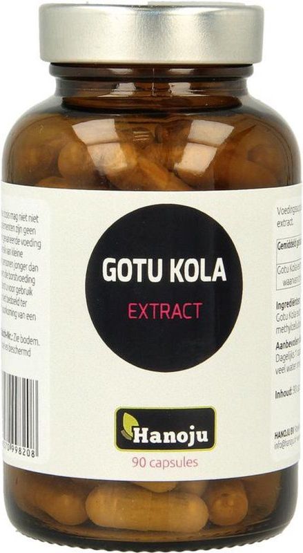 Hanoju - Gotu Kola Extract - 400 mg - Voedingssupplement