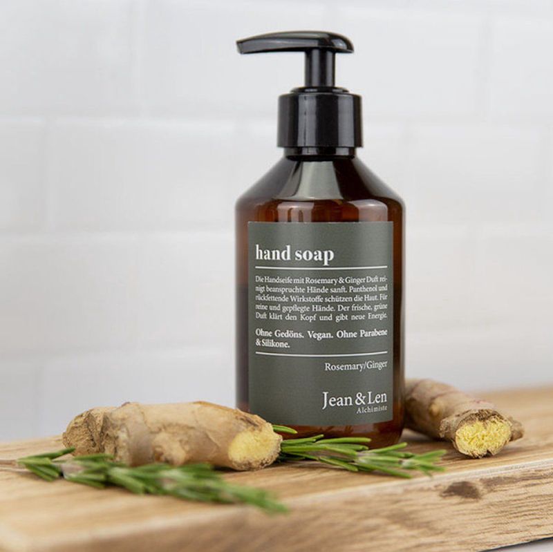 Jean&Len - Rosemary en Ginger - Handzeep - 250 ml - Zonder Parabenen en Siliconen