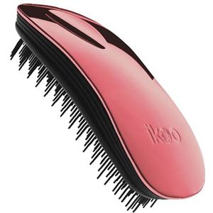 Ikoo - Home - Haarborstel - Zwart - Rose Metallic