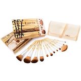 Luvia - Bamboo’s Root - Make-up Kwasten Set - 12 Stuks - Inclusief Etui
