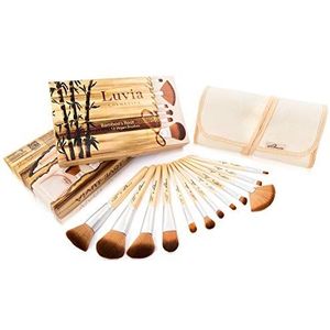 Luvia - Bamboo’s Root - Make-up Kwasten Set - 12 Stuks - Inclusief Etui