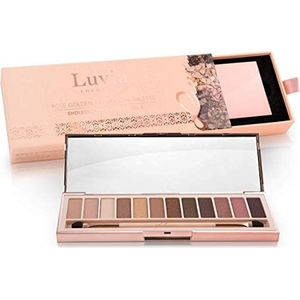 Luvia Professional Oogschaduwpalet - Endless Nude Oogschaduw Palette - Incl. 12 Matten & Warme Glans - Limited Gift Box - Geschenkidee Voor Vrouwen - Veganistische Cosmetica/Make-up