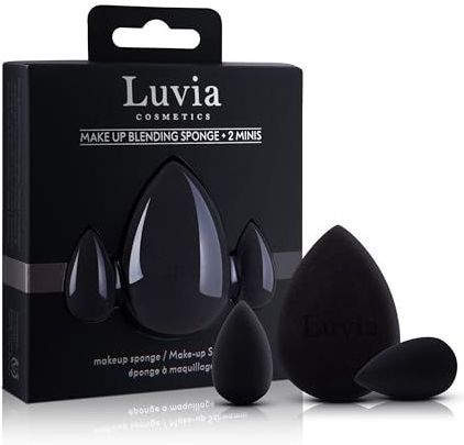 Luvia - Black Sponge Set - Make-up Accessoires - 3 Stk.