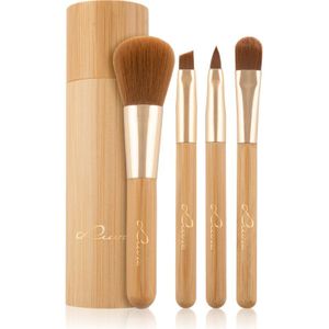 Luvia Cosmetics - Bamboo Travel - Make-up Penselen Set - 5 Stuks - Veganistisch
