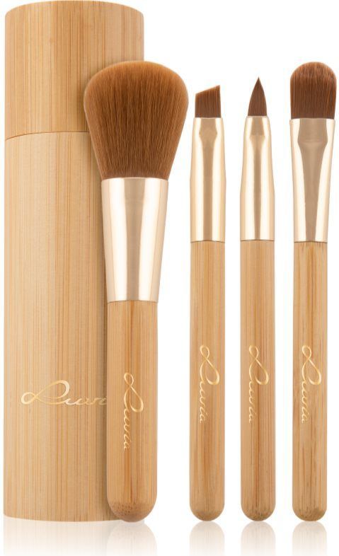 Luvia Cosmetics - Bamboo Travel - Make-up Penselen Set - 5 Stuks - Veganistisch
