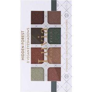 Luvia Cosmetics - Hidden Forest - Oogschaduw Palette - Zachtbruin Groen - Veganistisch