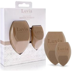 Luvia Cosmetics Make-up, lichaamsspons en cosmetische spons in set - Make-up blender Elegance Coffee