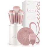 Luvia - Prime Vegan Pro - Make-up Kwastenset - Parelmoer en Parelmoer Roze