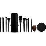 Luvia - Prime Vegan Pro - Make-up Kwastenset - Zwart - 12 Kwasten incl. Etui