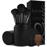 Luvia - Prime Vegan Pro - Make-up Kwastenset - Zwart - 12 Kwasten incl. Etui