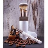 Luvia - Macchiato - Make-Up Kwastenset - 5 Vegan Cosmetica Kwasten - Incl. Etui