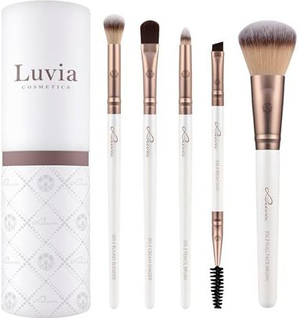 Luvia-Cosmetics - Brush Set - Vegan Daily Selection - 5 Stuks - Inclusief Blender en Pencil Brush