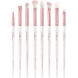 Augenpinsel-Set Luvia, All Eye Want Brush Set, Lidschatten Schminkpinsel-Set, Perfektes Verblenden & Auftragen, 8 Vegane Kosmetikpinsel