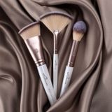 Luvia Cosmetics Brush Brush Set Prime Vegan Highlight & Contour Set Fan Brush + Glow Pro Brush + Contour Brush