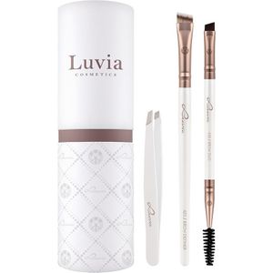 Luvia - Prime Brow Kit - Wenkbrauwkwastenset - Vegan - Incl. Pincet
