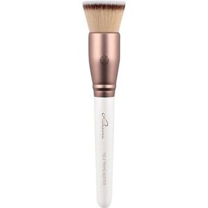 Luvia - Prime Vegan Buffer - Make-up Kwast - Pearl White / Metallic Coffee Brown - 1 st