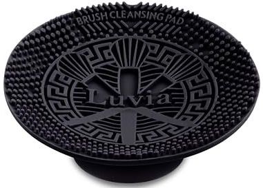 Luvia Cosmetics - Brush Cleansing Mat - Reiniging Borstelkussen - Zwart - 1 st