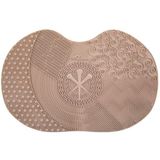 Luvia - Brush Cleansing Mat - Coffee - Siliconen - 1 Stk.