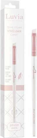 Professioneller Make-up Pinsel Luvia, Eyeliner Schminkpinsel, Lidstrich Pinsel, Augenpinsel, flacher angeschrägter Pinsel, veganer Kosmetikpinsel, 415 // Wing Liner - Candy