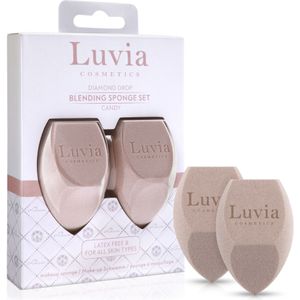 Luvia Cosmetics - Diamond Drop Blending Sponge Set - Make-up Sponsjes - Candy - 2 Stuks