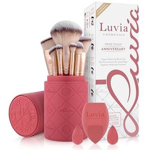 Luvia Cosmetics - Prime Vegan Anniversary - Make-up Penselen Set - 1 St - Inclusief Etui