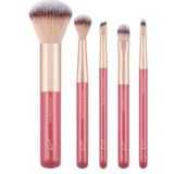 Luvia - Prime Vegan Anniversary - Make-up Kwasten Set - 1 stuk - Brush Case van Licht Metaal